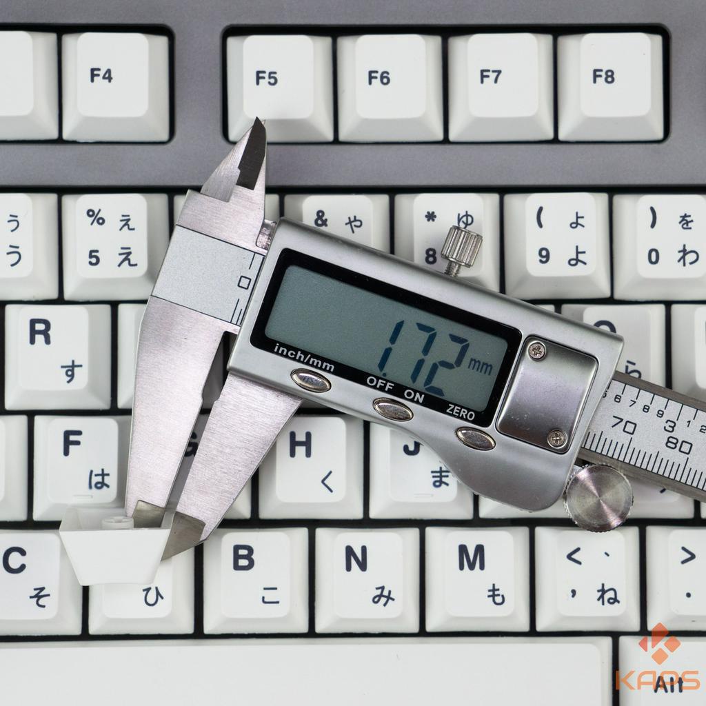 Keycap Minimalist nhựa PBT profile Cherry in dyesub 125 nút cho bàn phím cơ layout 108/104/98/87/84/75/68/64/61