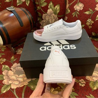 [Free Ship+Tặng Quà] Giày Pumaaa Mũi Hồng Nữ