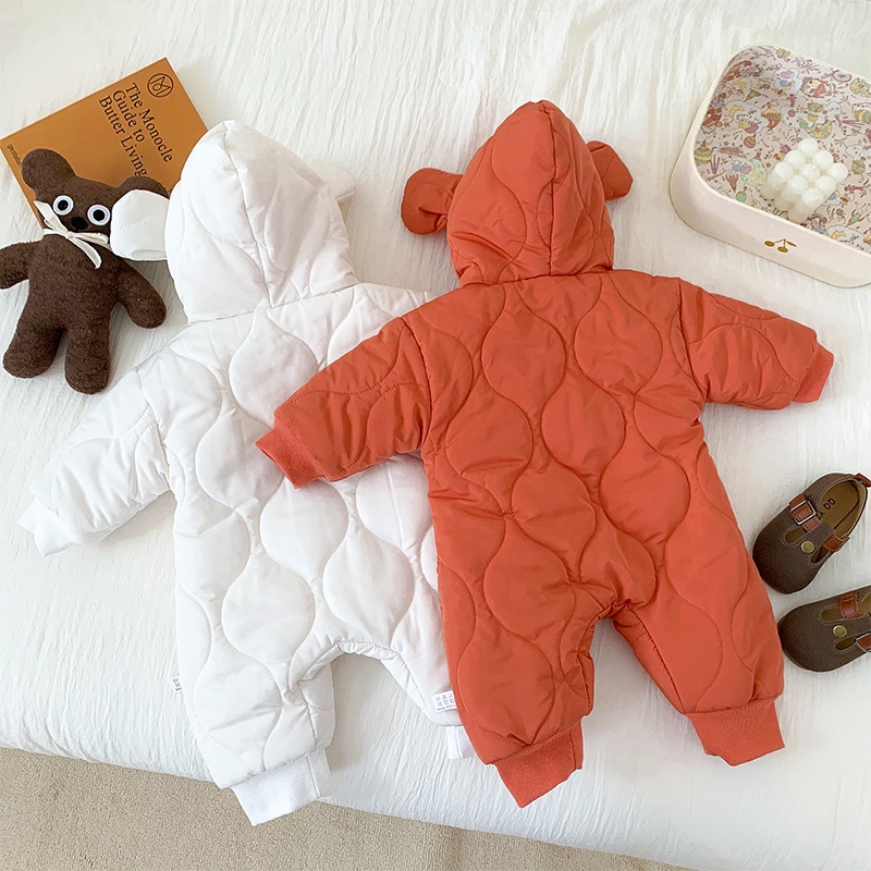 0-2 Years Old Newborn Baby  Long Sleeve Bodysuit Infants Girl Boy Winter Outfits