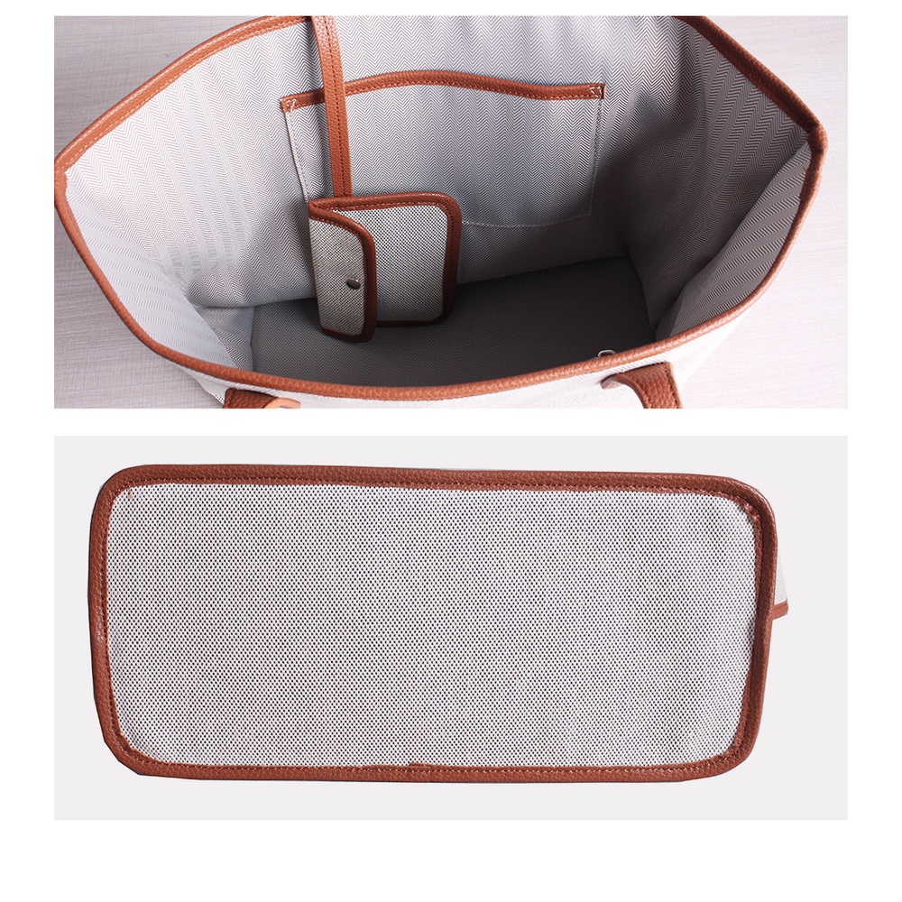 Rose NOIRE Túi Xách Vải Canvas Sức Chứa Lớn Chất Lượng Cao Có Thể Thay Đổi