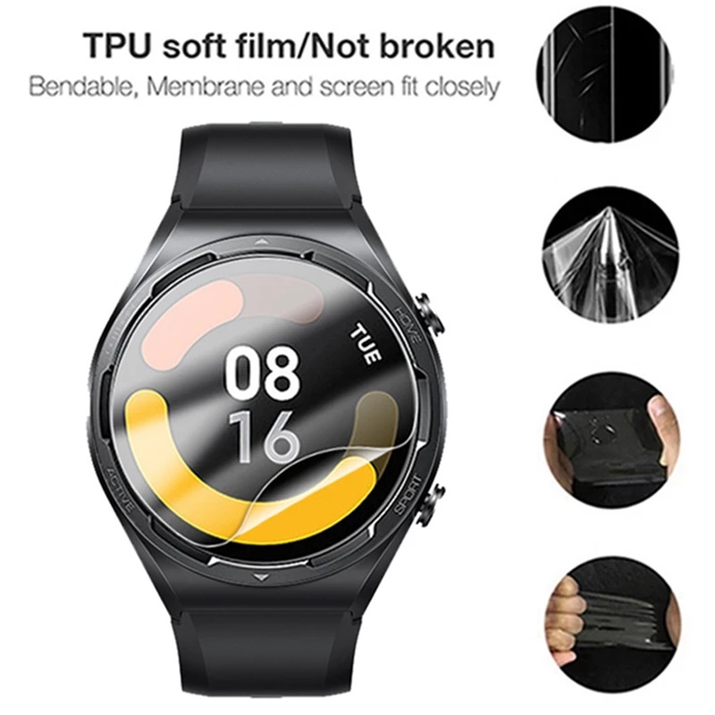1 Kính Cường Lực Chống Nước Bảo Vệ Màn Hình Cho Đồng Hồ Thông Minh Xiaomi Watch S1 Active / Smart Watch