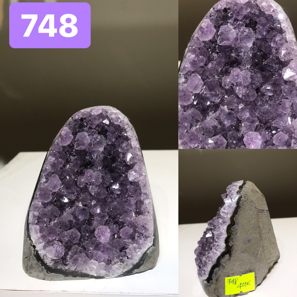 Đá thach anh tím tư nhiên để bàn dưới 500k - Chọn mẫu (TIM4) | BigBuy360 - bigbuy360.vn