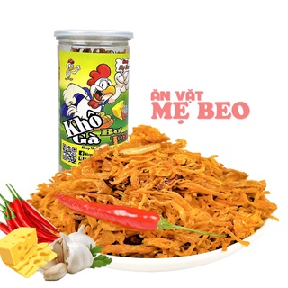 Khô Gà Bơ Tỏi Xé Cay 300Gr Ăn Vặt Shop Mẹ Beo Cực Ngon