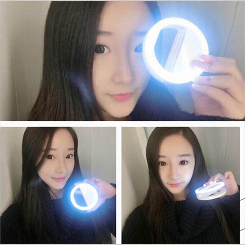 Đèn led selfie trợ sáng cho iphone X 8 7 Samsung S9 S8 Plus Xiaomi Huawei