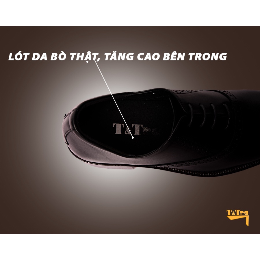 [ 6CM ] Giày Cao Nam T&amp;TRA S1025DĐD