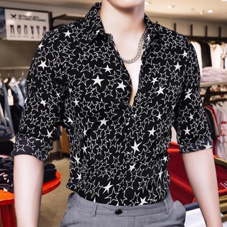 áo sơ mi nam cao cấp 2 màu đen trắng