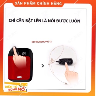 Loa máy trợ giảng Aporo T20 2.4G có bluetooth mic hạt gạo cao cấp