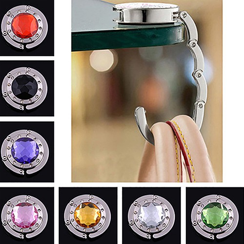 Móc treo túi xách bằng hợp kim đính đá thời trang tiện dụng