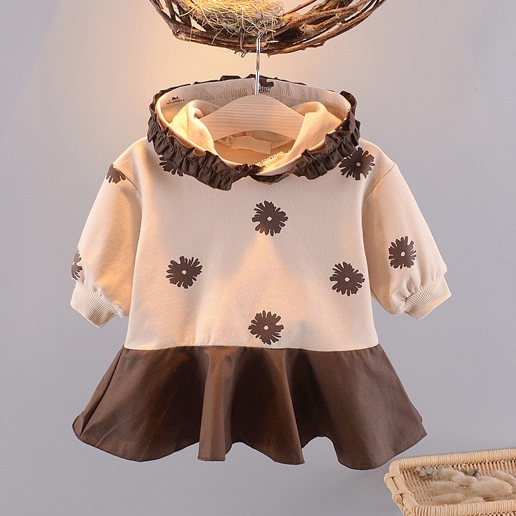 váy thu đông bé gái nhí size 9-17kg