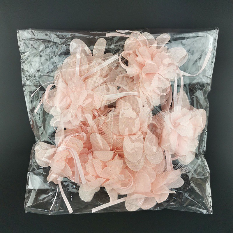 Chiffon flower used for holiday gift wrapping decoration clothing accessories