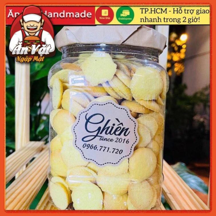 BÁNH TRỨNG NHỆN GIÒN NGON HŨ 400Gr, Đồ ăn vặt tphcm  [ Ăn Vặt Ngập Mặt Shop ]