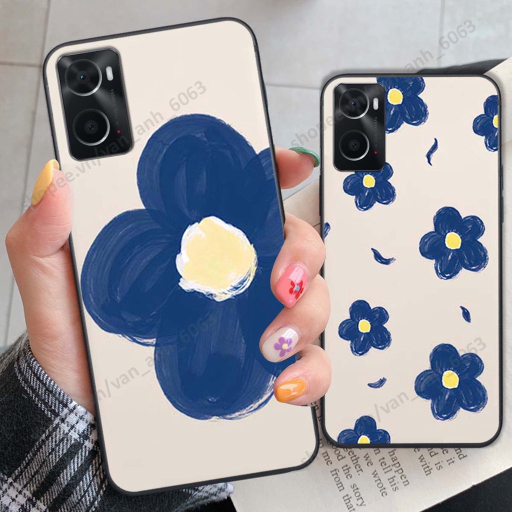 Ốp lưng Oppo A76 in hình hoa, gấu rich bear nghệ thuật, thời trang