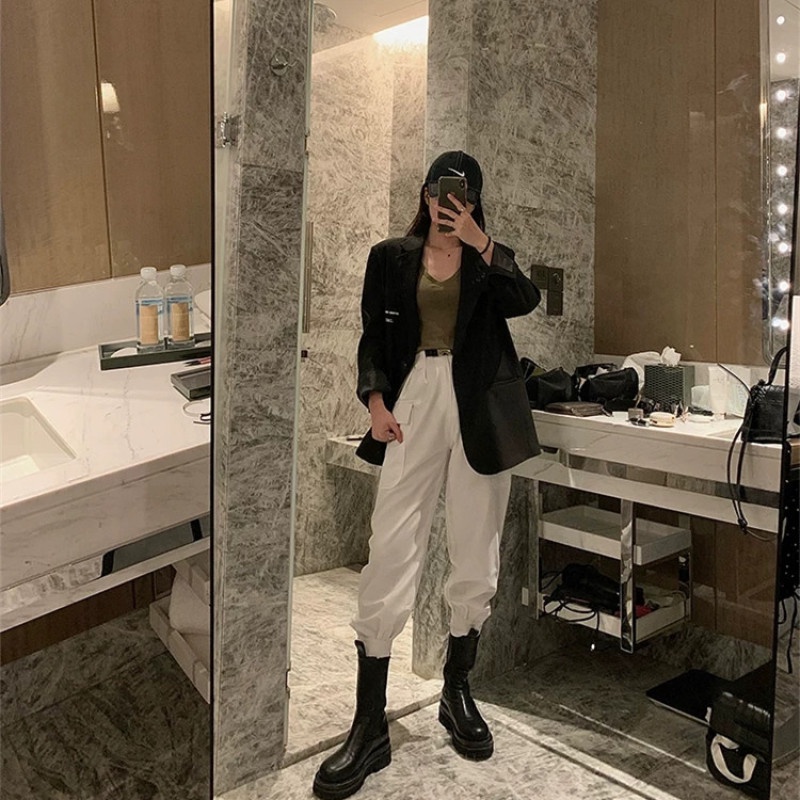 Áo khoác dáng dài form rộng thời trang mùa thu