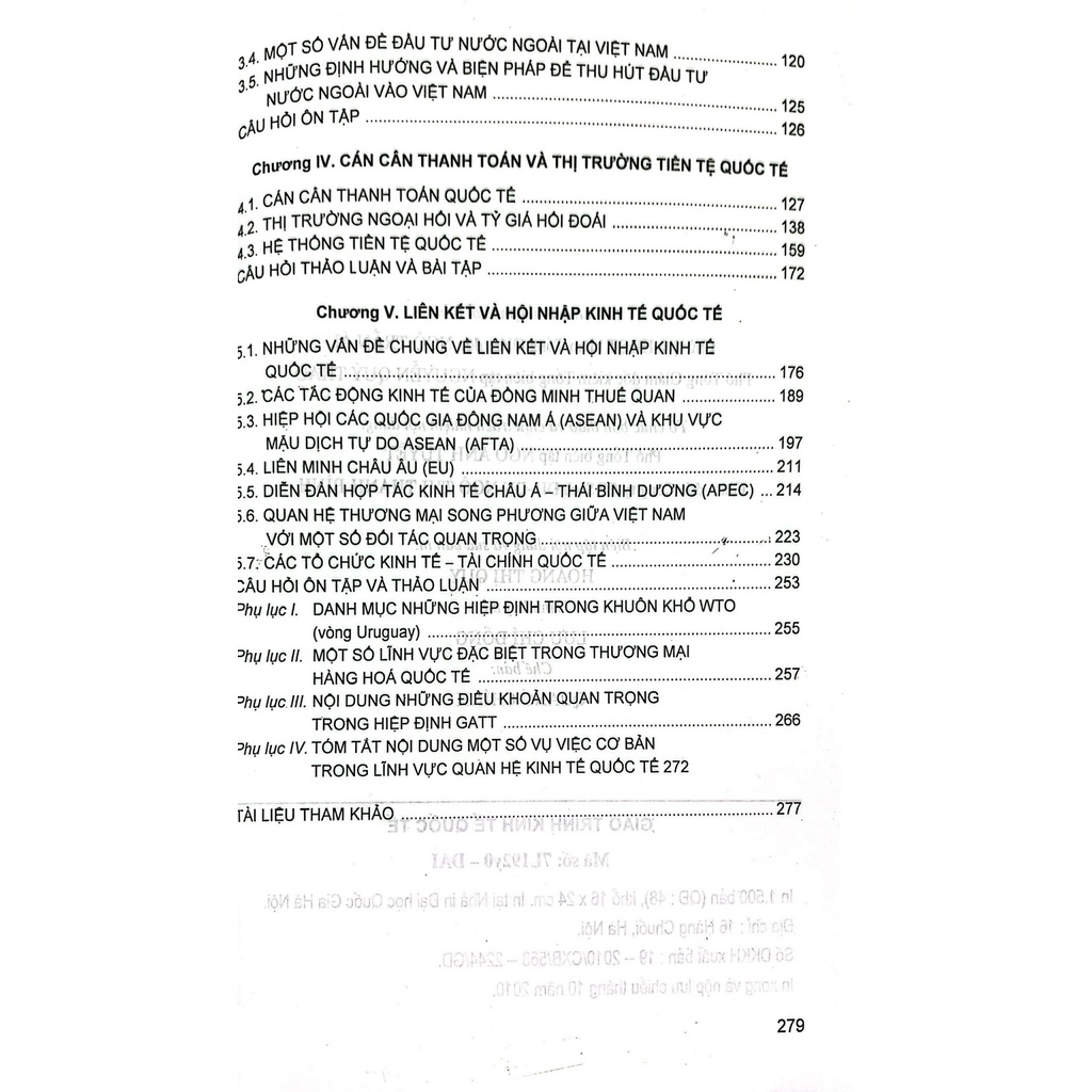 Sách - Giáo Trình Kinh Tế Quốc Tế