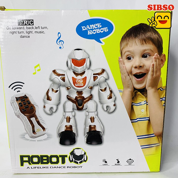 ĐỒ CHƠI ROBOT ĐIỀU KHIỂN TỪ XA MÀU ĐỎ DANCE ROBOT A0998 - SIBSO