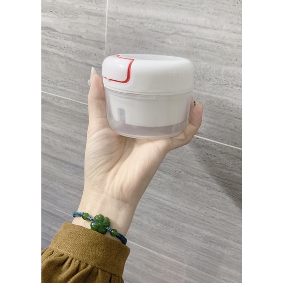 Dụng cụ xay tỏi ớt cầm tay đa năng, Máy xay tỏi KÉO TAY Mini Choper👀