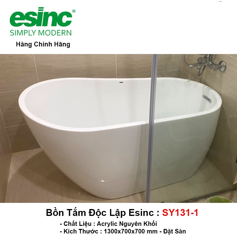 bồn tắm đặt sàn ESINC SY131-1 cao cấp ( chính hãng)