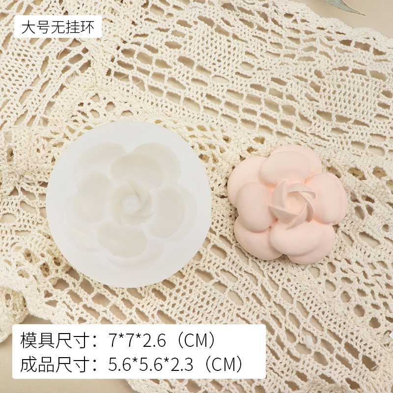 Khuôn Làm Bánh/Sô Cô La Bằng Silicone Hình Hoa Trà Dễ Thương