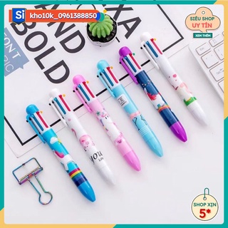 Sỉ 10 bút hình bi 6 ngòi hình đẹp 50k  69k