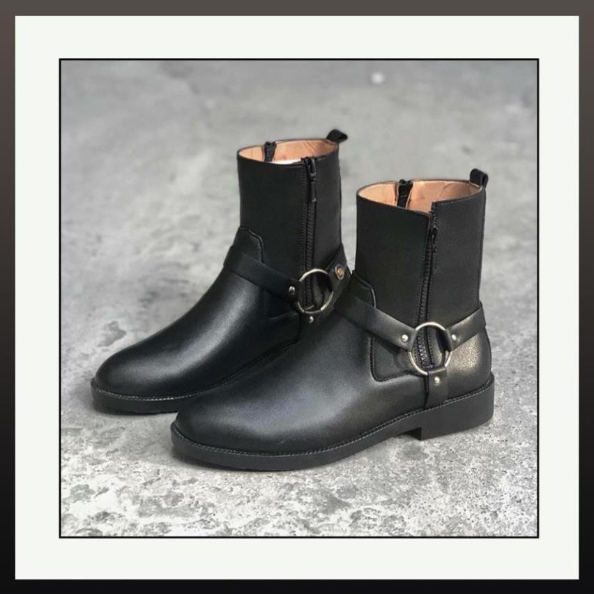 SALE. Giày Harness Boots nam SN08 cao cổ da bò đế cao cá tính năng động trẻ trung -sp1 | BigBuy360 - bigbuy360.vn