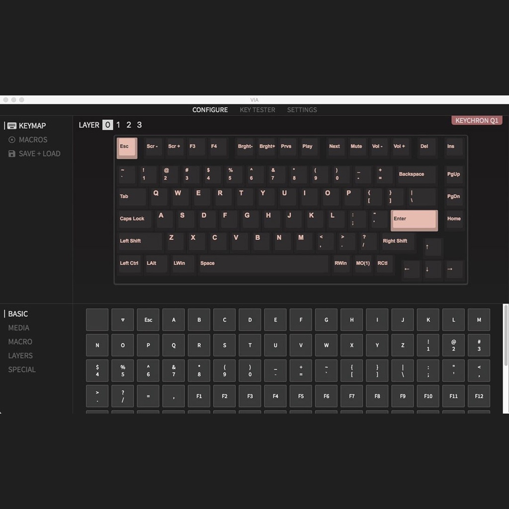 KIT BÀN PHÍM KEYCHRON K8 PRO . BAREBONE . HOT.SWAP