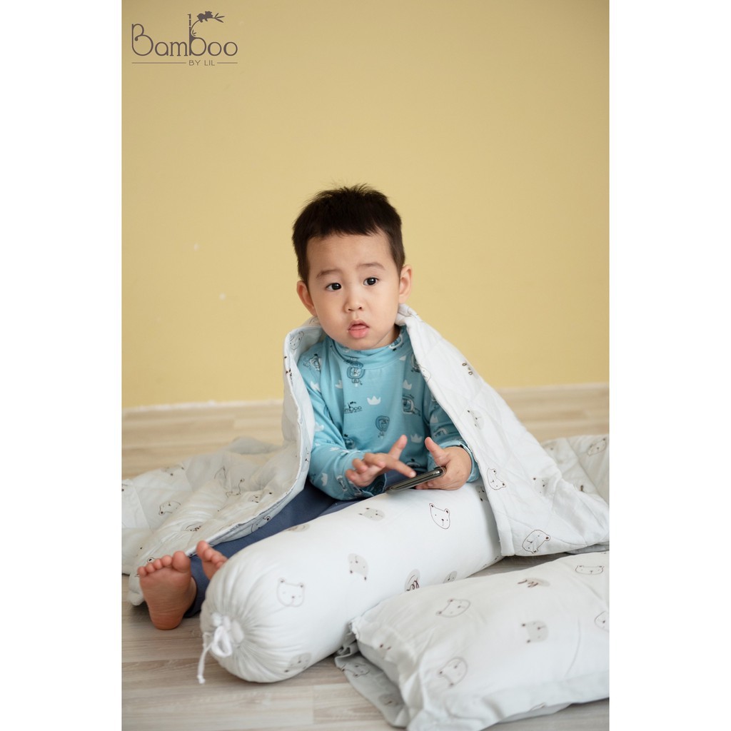 Chăn trần bông trẻ em vỏ modal 1m x 1,4m Little Love