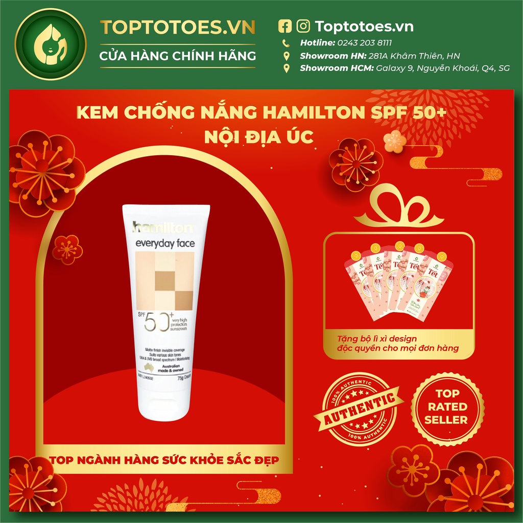 Kem chống nắng Hamilton SPF 50+ nội địa Úc