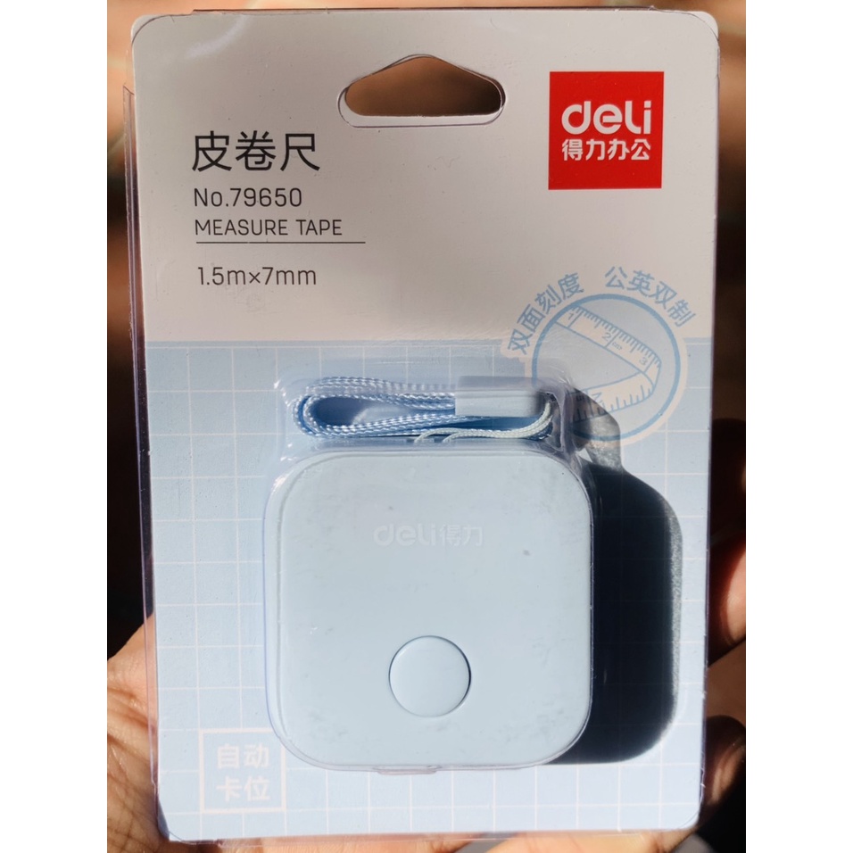 Thước Dây Mini Deli 79650 Tiện Lợi