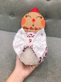 Mũ turban beo cho bé