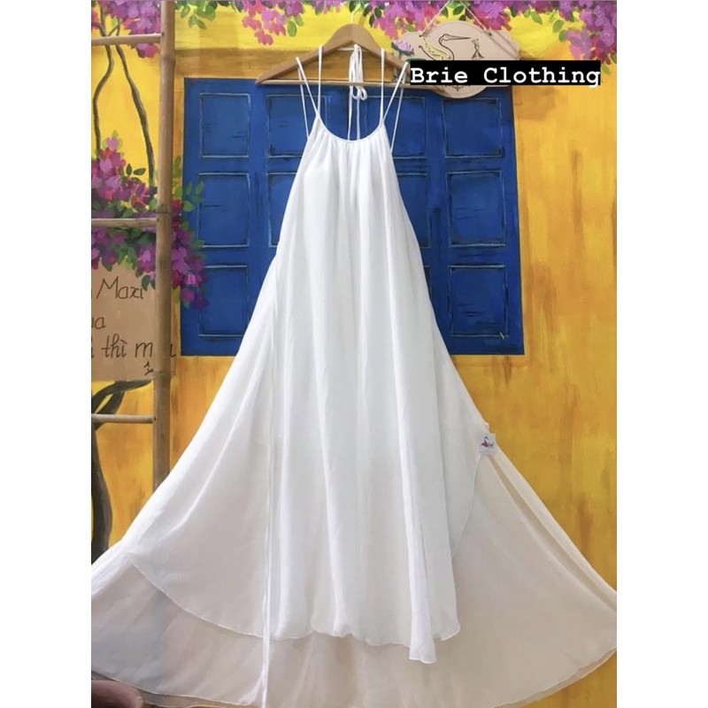 Maxi Đi Biển 2 Tầng Hở Lưng Sang Chảnh Quyến Rũ,kèm ảnh thật ở cuối | BigBuy360 - bigbuy360.vn