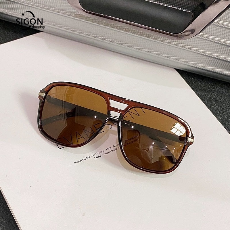 Kính Mát Phân Cực Phong Cách Retro Thời Trang Cho Nam