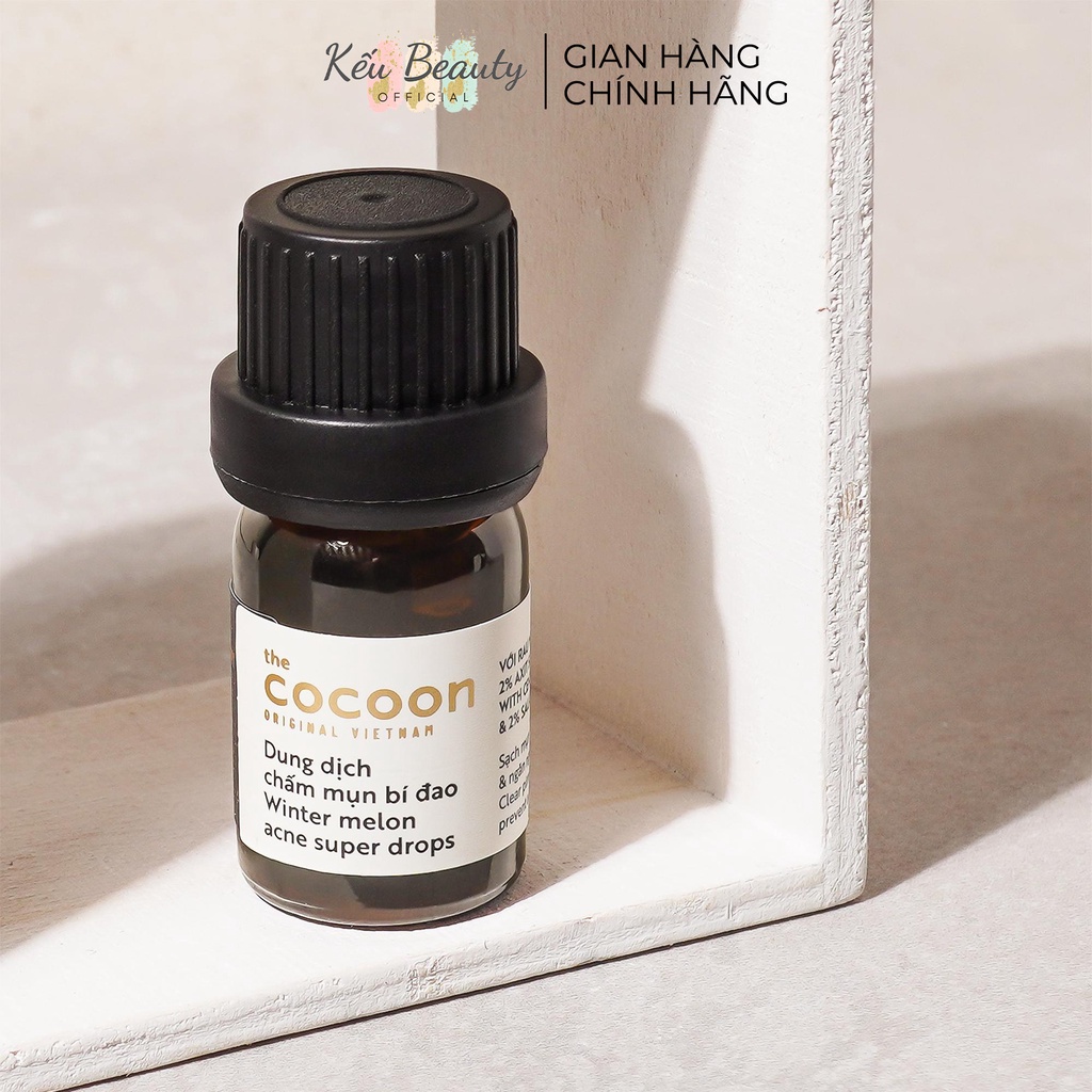 Dung dịch chấm mụn bí đao Cocoon Winter Melon Ance Super Drops loại bỏ mụn và mờ thâm 5ml