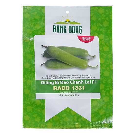 Hạt Giống Bí Đao Chanh Rất Sai Trái 0.2gram