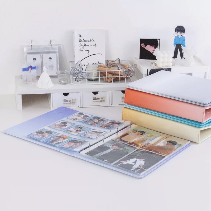 Binder A4 màu gradient - Album đựng ảnh card idol anime - Binder sưu tập thẻ bài