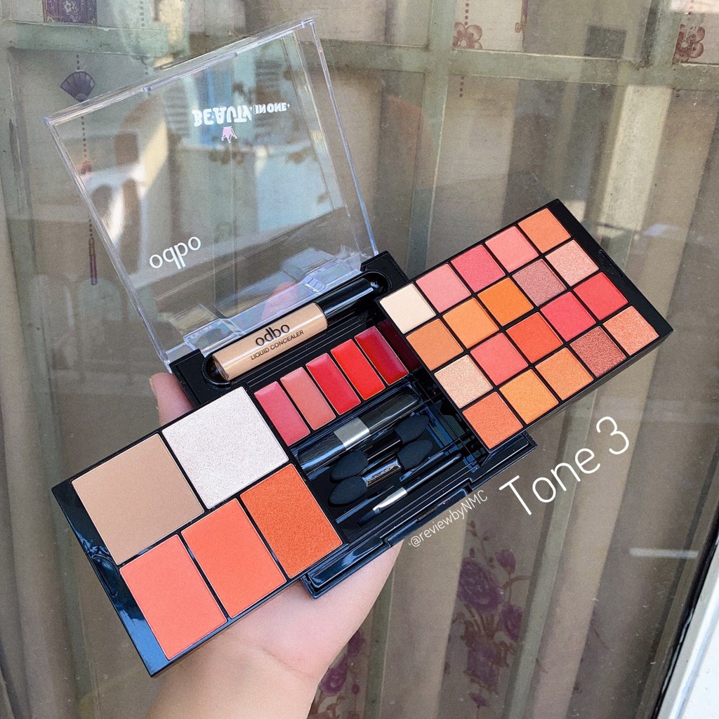 Phấn 2 tầng Odbo Beauty in One kèm Kem Che Khuyết Điểm | BigBuy360 - bigbuy360.vn