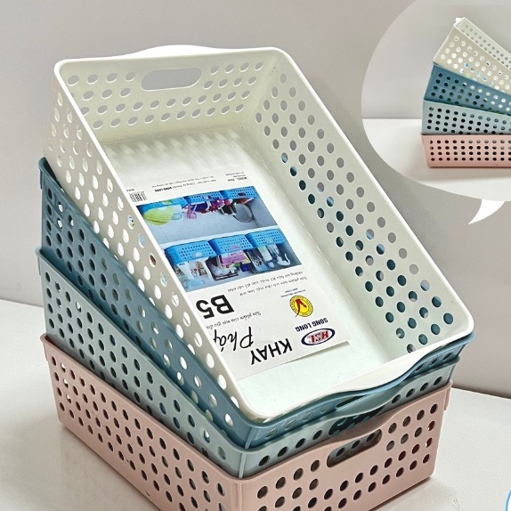 Khay đựng đồ đa năng Song Long Khay nhựa Pháp B5 2346 kệ tiện ích, khay đựng quần áo, khay văn phòng, đồ dùng nhà bếp