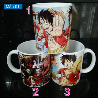 Ly sứ (Cốc Sứ) anime Onepiece - nhân vật Luffy