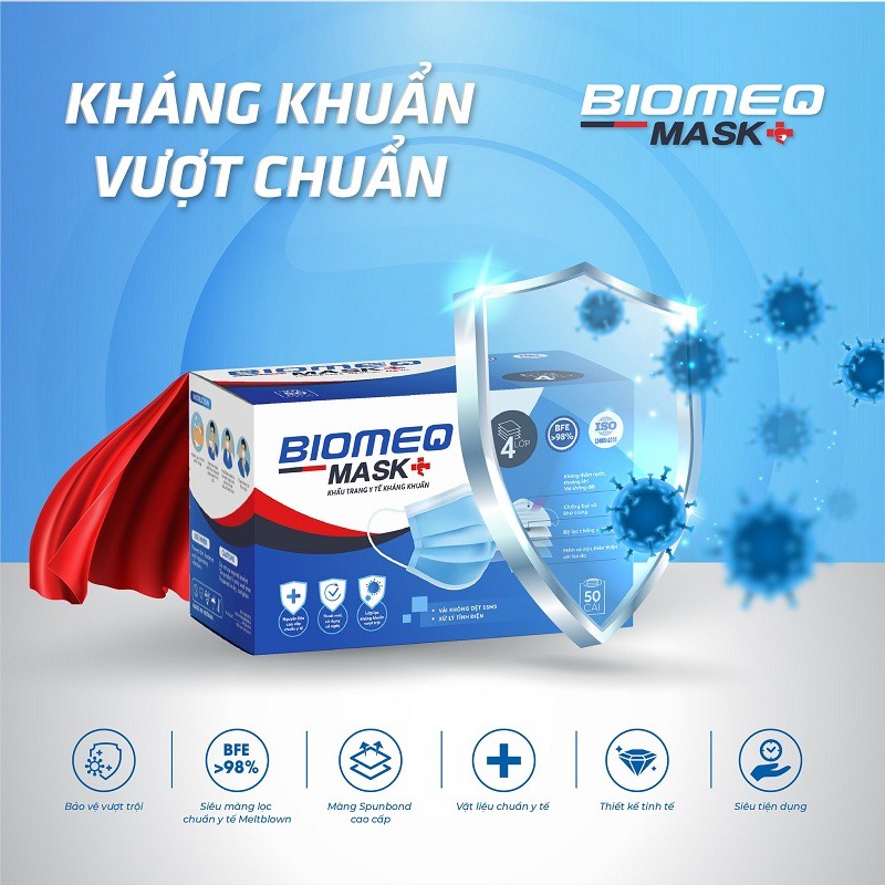 Khẩu trang y tế BIOMEQ MASK số lượng thùng các loại - MEDICAL