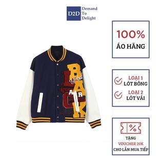 ÁO BOMBER BÓNG CHÀY "GRAND" VARSITY JACKET 2 MÀU [HÀNG ORDER - FULL BOX BILL]