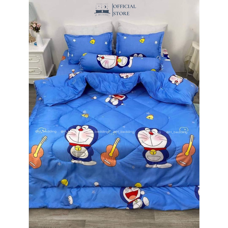 Chăn phao cotton poly,Mền trần bông siêu nhẹ 1m8x2m nhiều mẫu mã