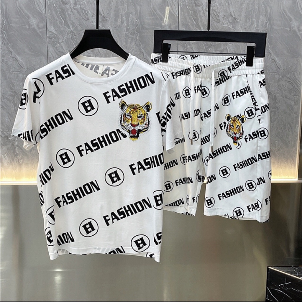 Bộ Hè Nam in 3D  THUN LẠNH TỐT  Đồ Mặc Nhà Nữ Chất Đẹp Mẫu Mới hoạt tiết Hổ FASHION nguyên sét quần + áo có size