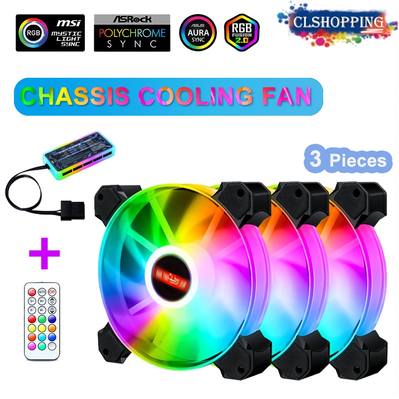 Quạt Tản Nhiệt Có Đèn Rgb 6pin 120mm 12v Dc Argb