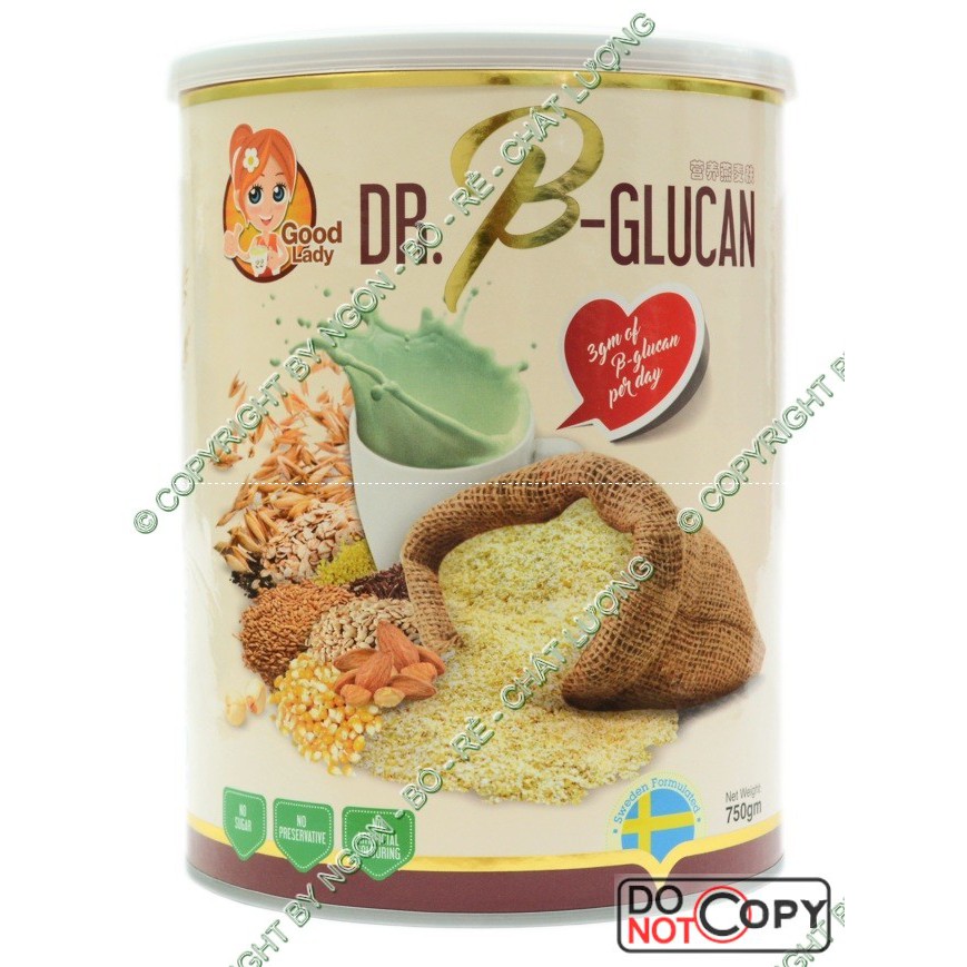 Bột ngũ cốc dinh dưỡng cao cấp 22 + Dr. B-Glucan (Phù hợp hơn cho người ăn kiêng hoặc tiểu đường) 750g hộp thiếc