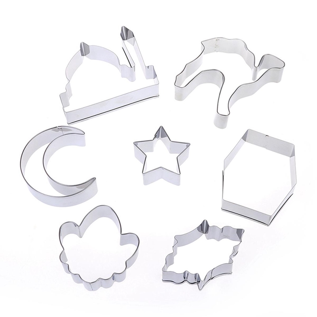 AUGUSTINA Dụng Cụ Cắt Bột Làm Bánh Bằng Thép Không Gỉ DIY