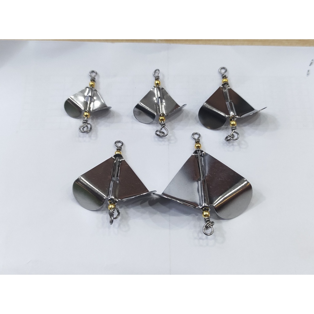 PHỤ KIỆN CHONG CHÓNG XOAY GẮN CHO MỒI CÂU COMBO 5 CÁI