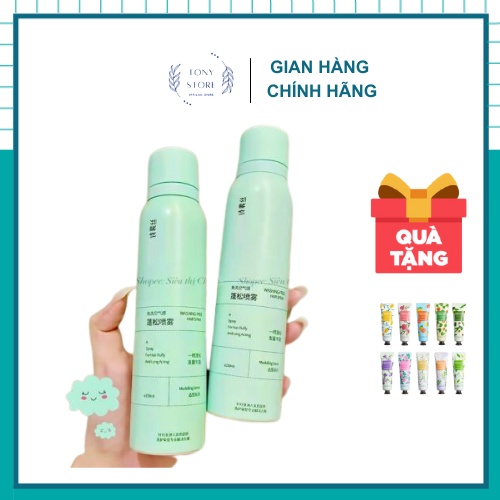Dầu gội khô dạng xịt Spes, dầu gội đầu khô nữ không bết dính phồng tóc nội địa trung quốc