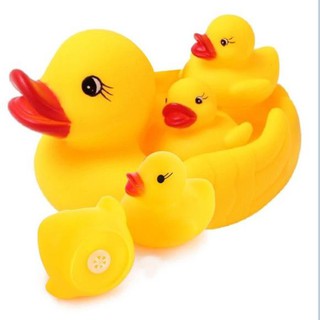 💓FREESHIP💓 Set 4 Vịt Mẹ Và Vịt Con Thả Hồ Bơi Cho Bé