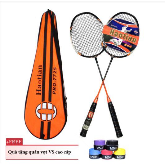 Vợt Cầu Lông Haotian Bộ 2 Chiếc - Tặng Kèm Quấn Vợt Cao Cấp VS