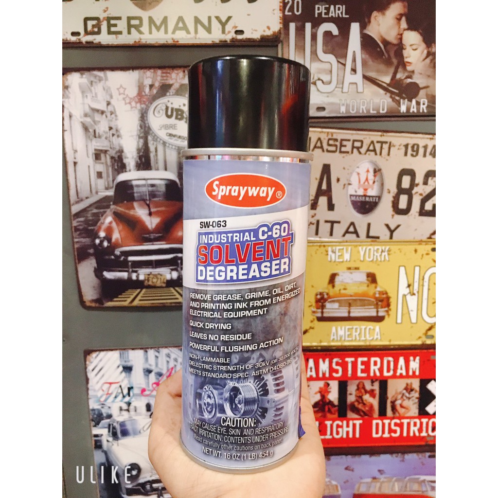 Chai tẩy mực nước, dầu máy, băng keo các loại Sprayway Solvent 063 454g