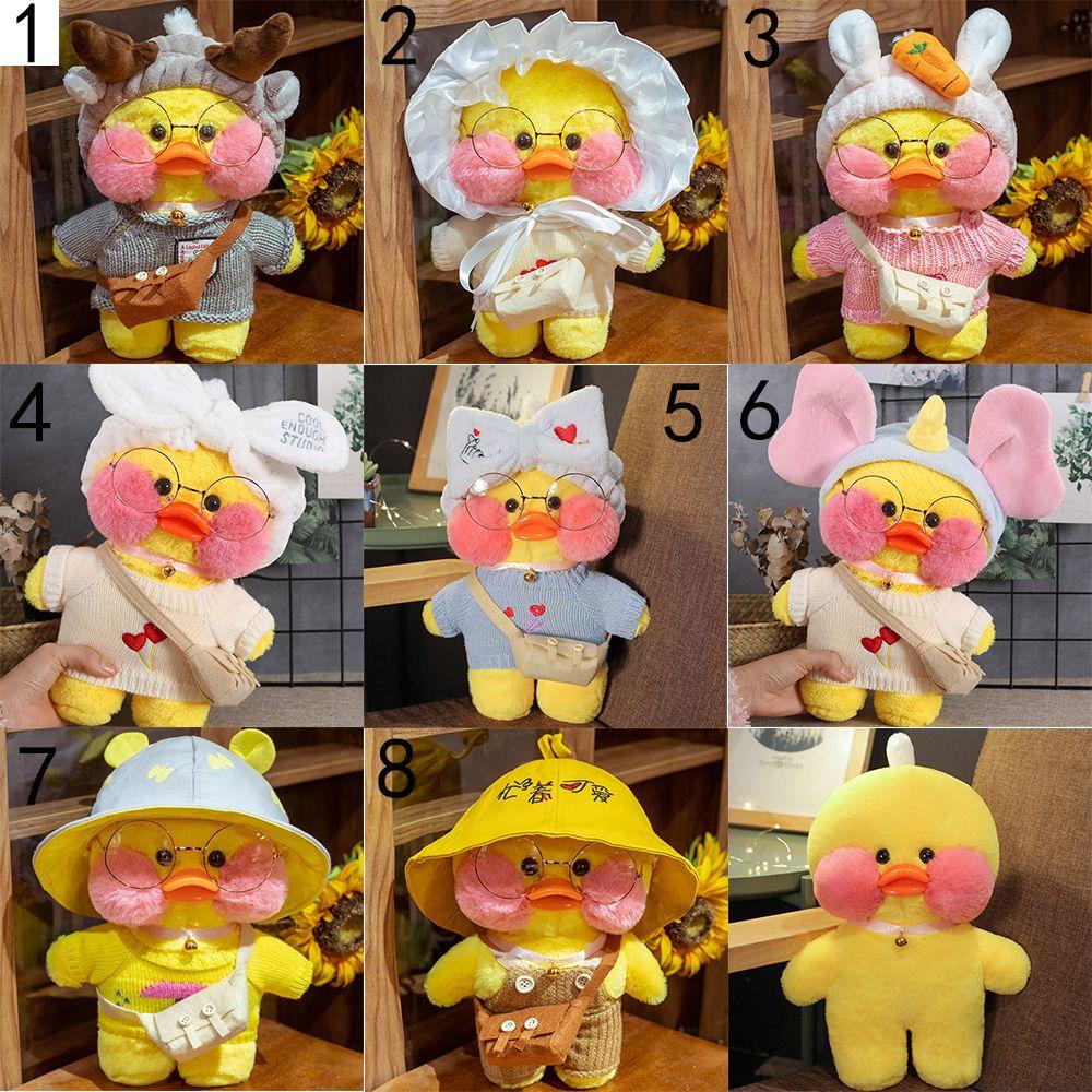 Chú Vịt Nhồi Bông Màu Cầu Vồng Xinh Xắn 30cm